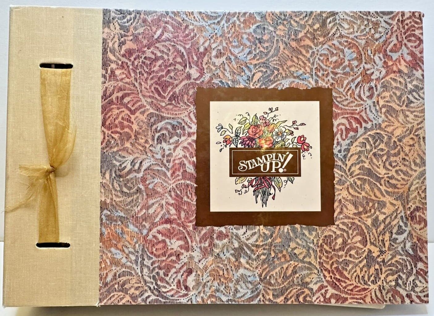 Stampin' Up 1996 Retired Portfolio Idea Book for Rubber Stamping Card Making