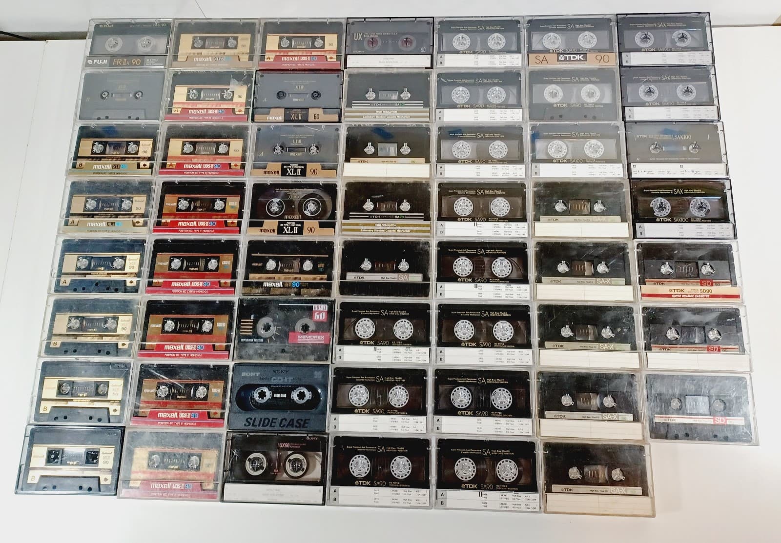 Used Type II High Bias Audio Cassette Tape Lot - UNTESTED AS IS PARTS REPAIR