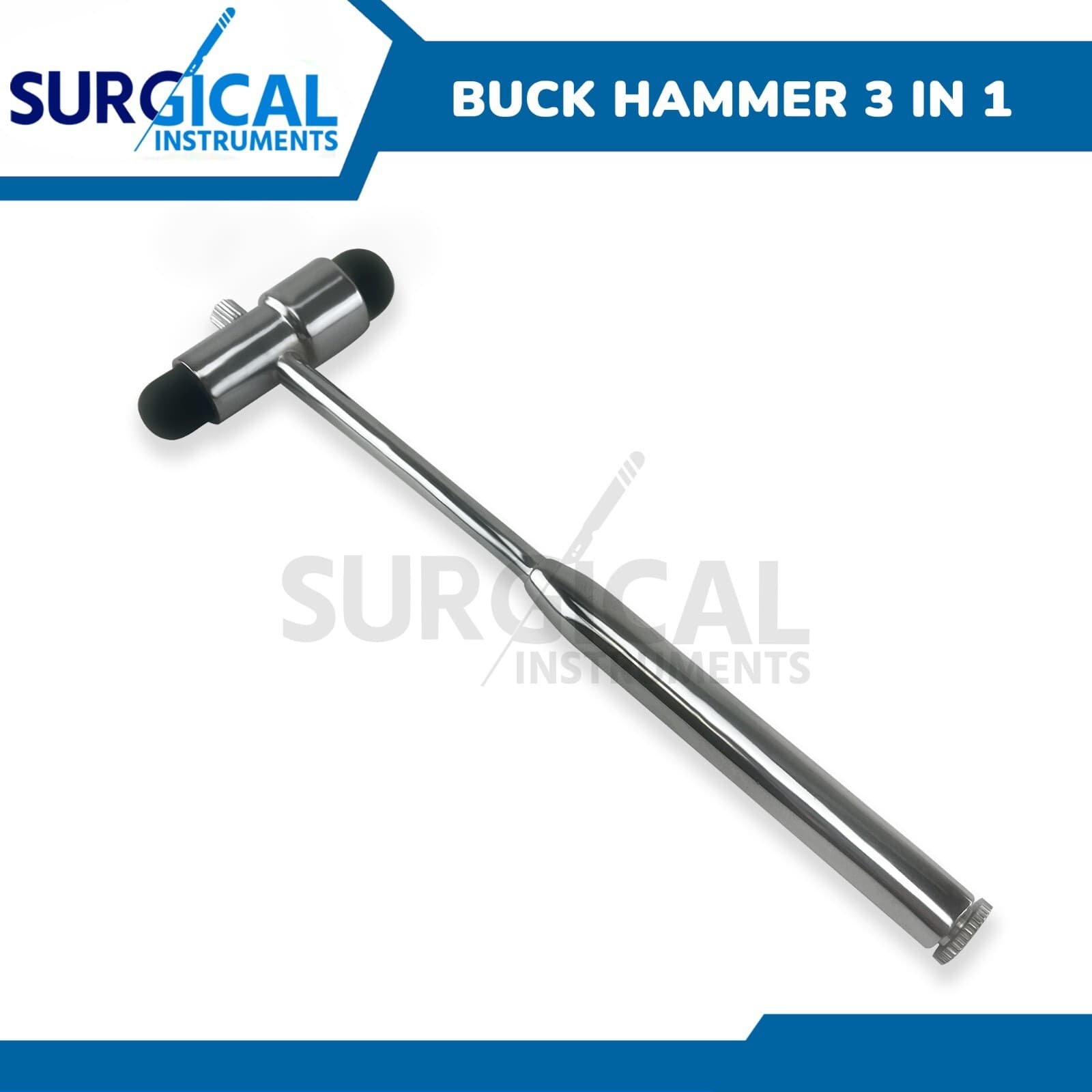 3 In 1 Collapsible Buck Hammer Diagnostic Set EMT Surgical EMS Supply German Gr