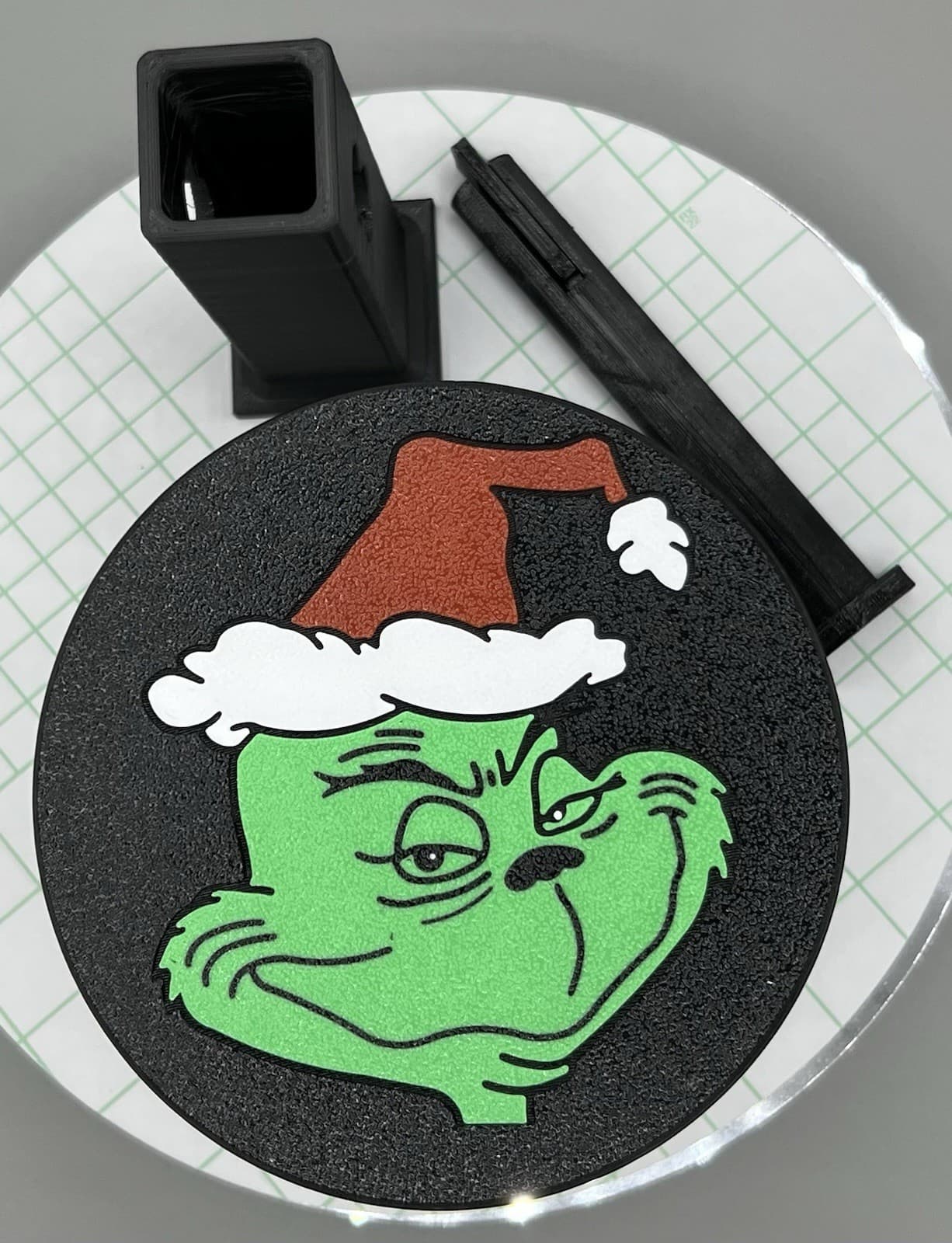 Christmas Grinch 2" Hitch Receiver Cover/Insert ABS W/UV Protection