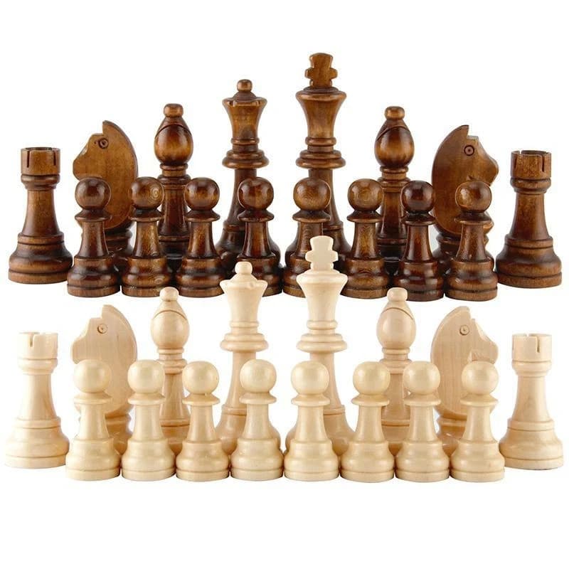 32pcs Only Chess Pieces Complete Chessmen International Word Chess Set Chess