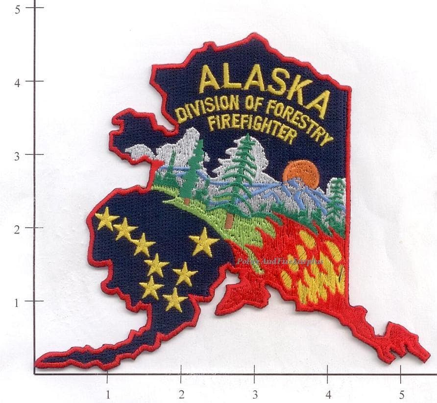 Alaska - Division of Forestry Firefighter AK Fire Dept Patch