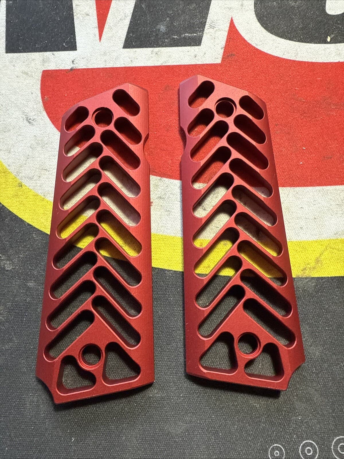 paintball autococker aluminum fish net grips