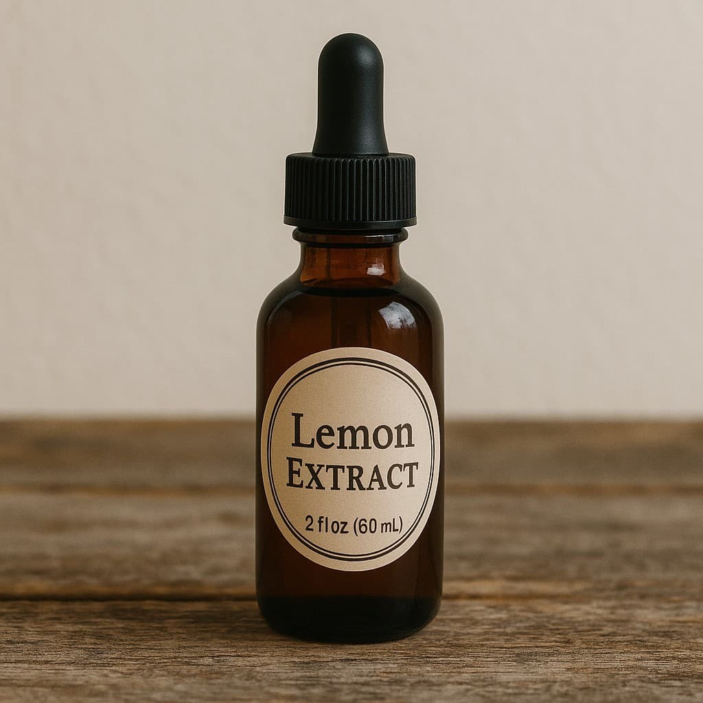 Handcrafted Lemon Extract - 2oz.