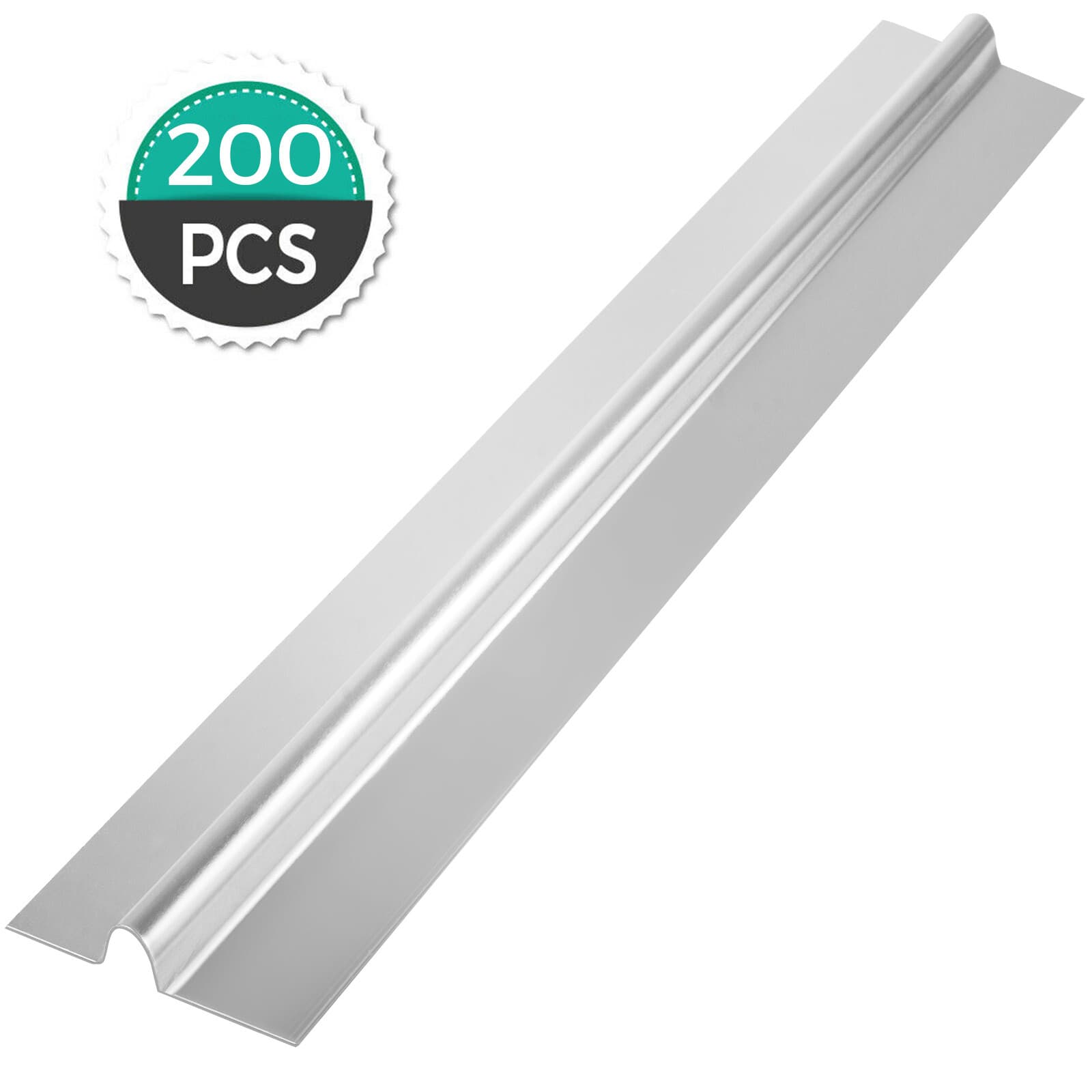 Uimoso 200pcs-4ft Aluminum Radiant Floor Heat Transfer Plates for 1/2" PEX Tube