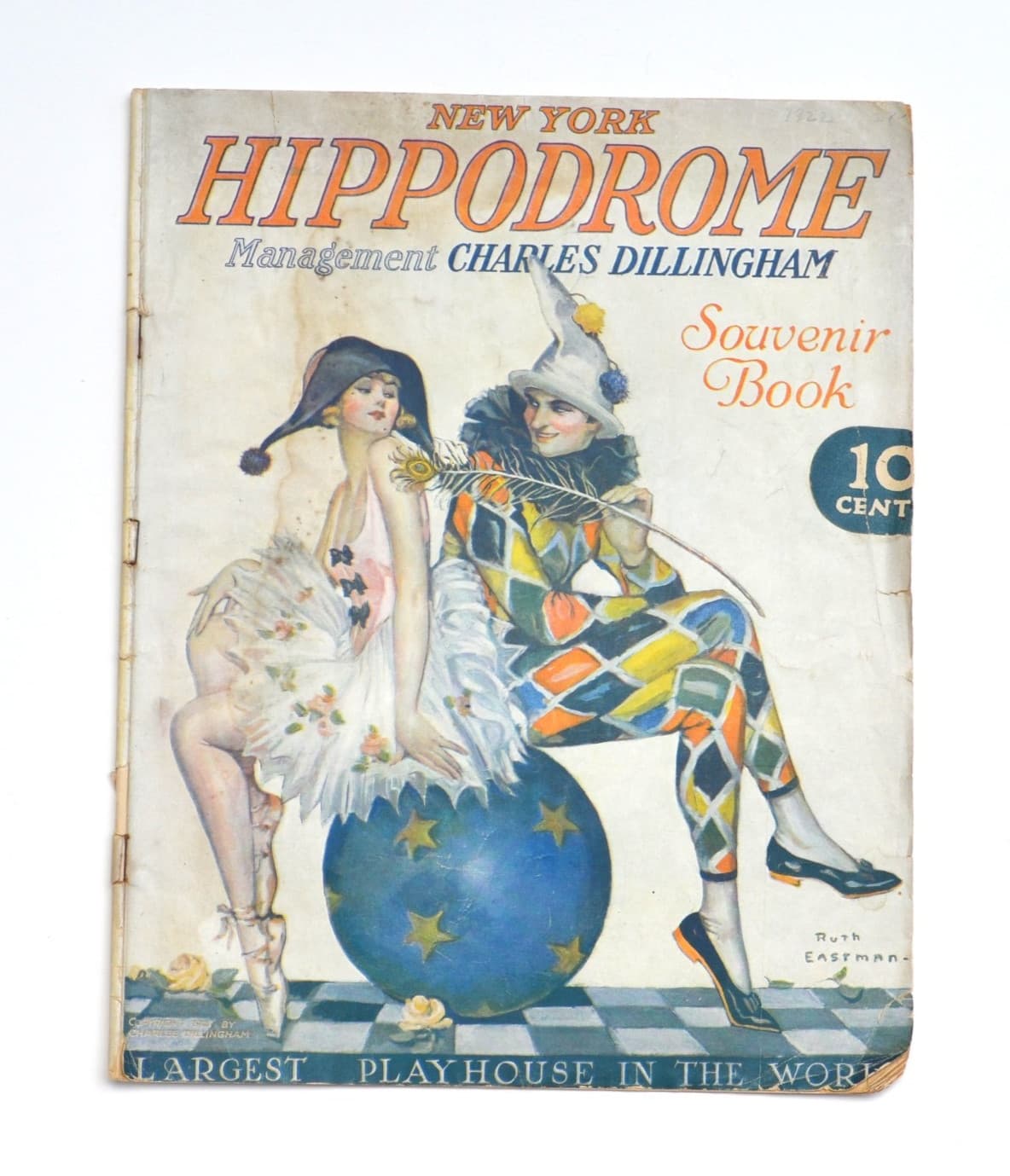 New York Hippodrome Souvenir Book Program Charles Dillingham 1921 Ruth Eastman