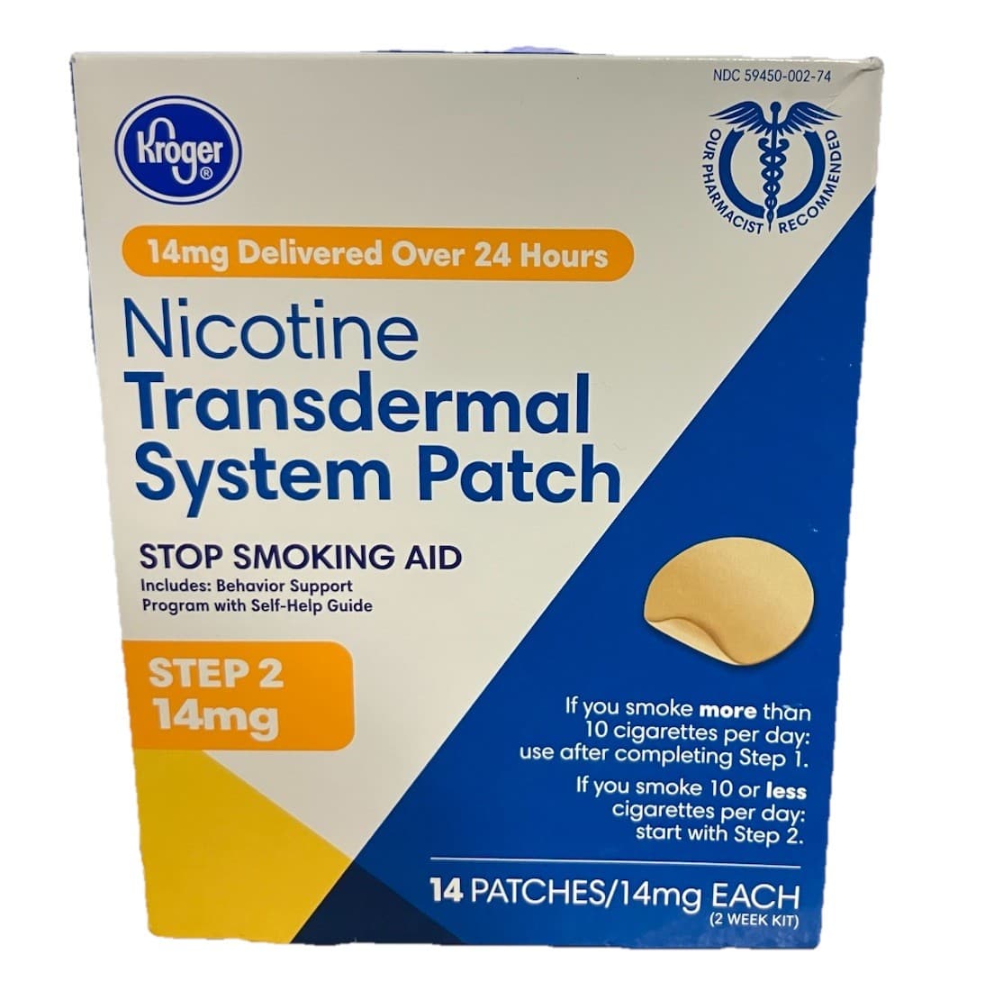 Step Two Nicotine Transdermal System Patch~14MG~14 Patches~11/26~$17.99~FR SHIP