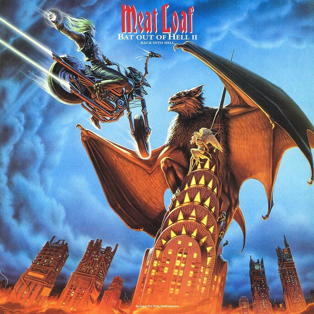 Meat Loaf Bat Out Of Hell 2 Back Into Hell 12x12 Album Cover Replica Poster