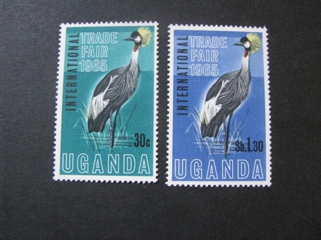 Uganda Stamp Set Scott # 95-96 Unused...Free International Shipping!