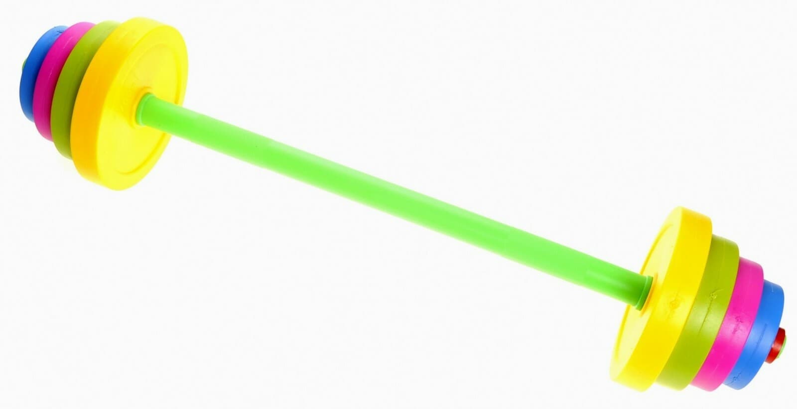 Adjustable Barbell Toy Colorful Weight Set Kids Workout