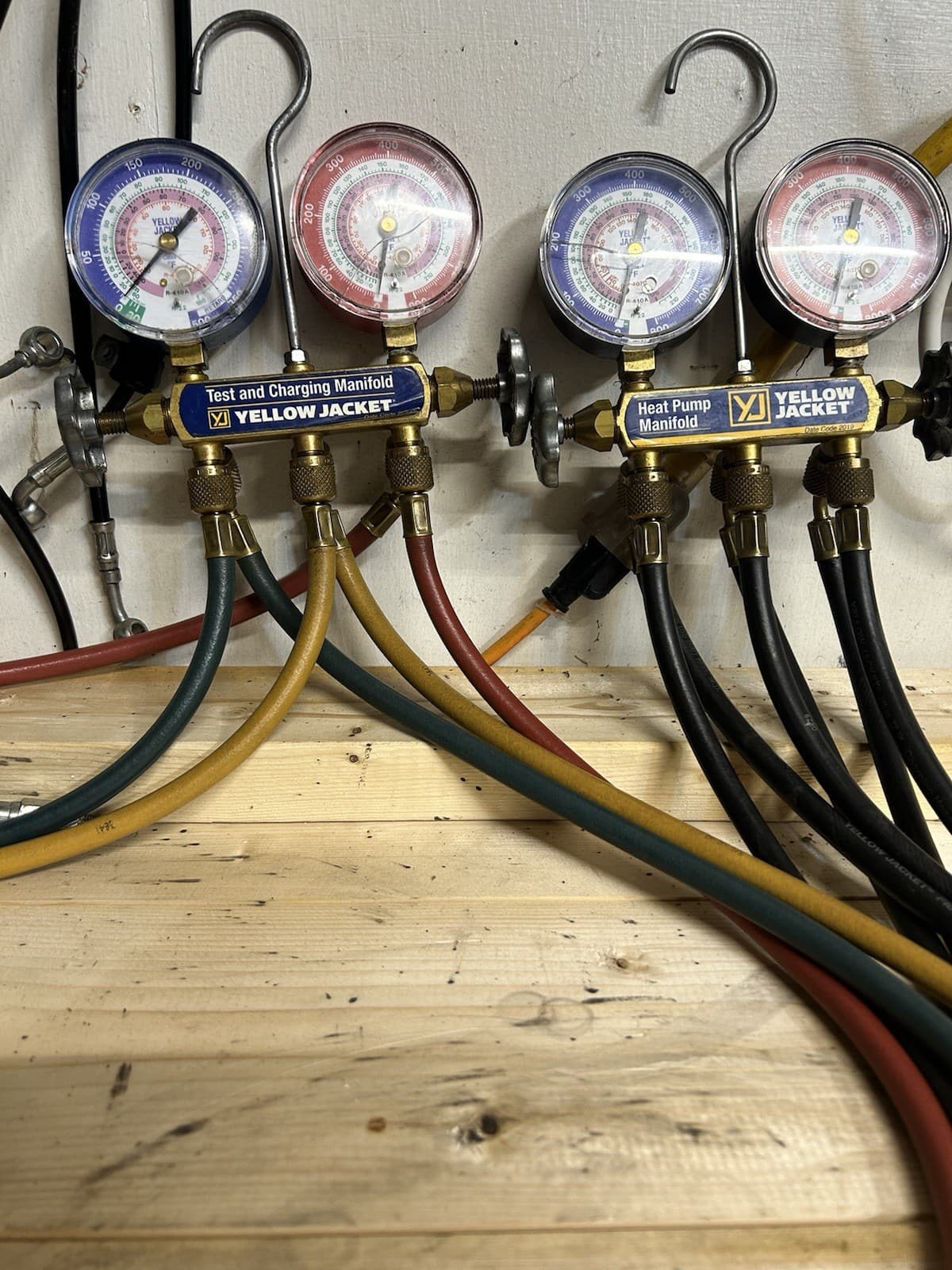 2 HVAC Manifold Gauge Set for Refrigeration AC Systems Air Conditioner