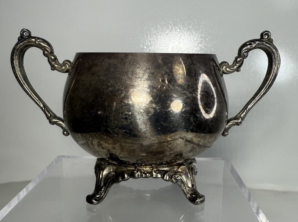 Oneida Vintage Silver-Plated Sugar Bowl