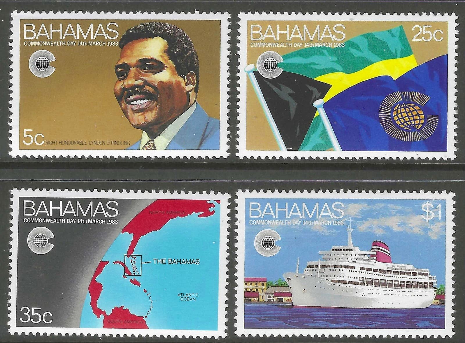 Bahamas # 528 - 531 MNH PO Fresh & Flawless Cmplt Set! ('25 SCV $2.60)