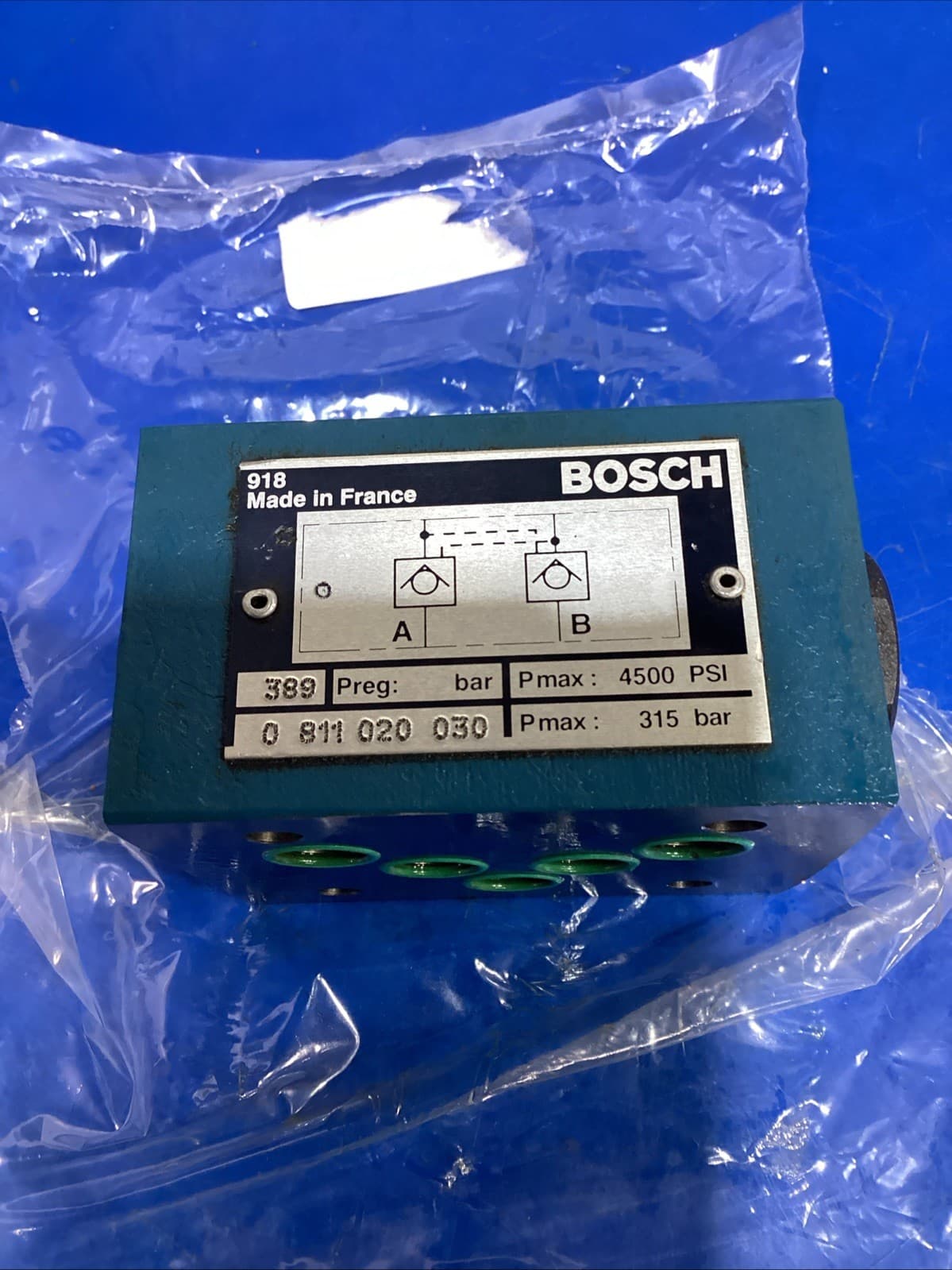 BOSCH Valve 0 811 020 030 Used