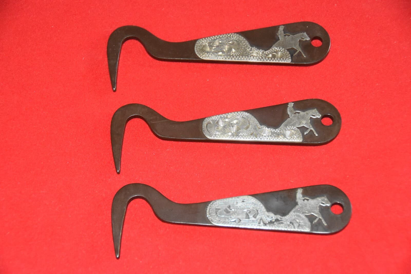 (1) EUC Kelly Silver Star Designer Horse HoofPick hoof pick JTI ABR Reiner EUC