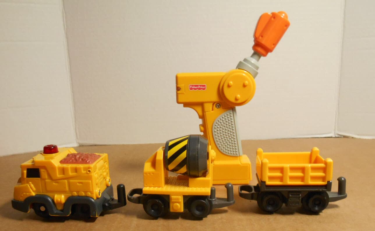 Fisher Price Geotrax Mix N Go Work Construction Train w/ Remote Not Working P5