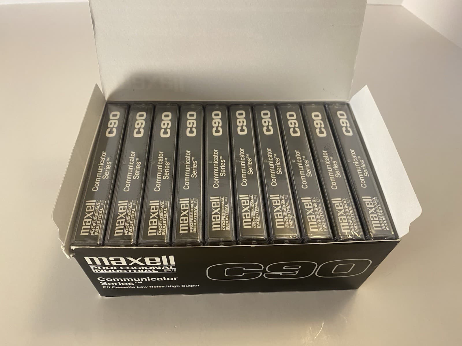 10 Pcs Maxell Professional Industrial Communicator Series C90 Cassettes Lot Set