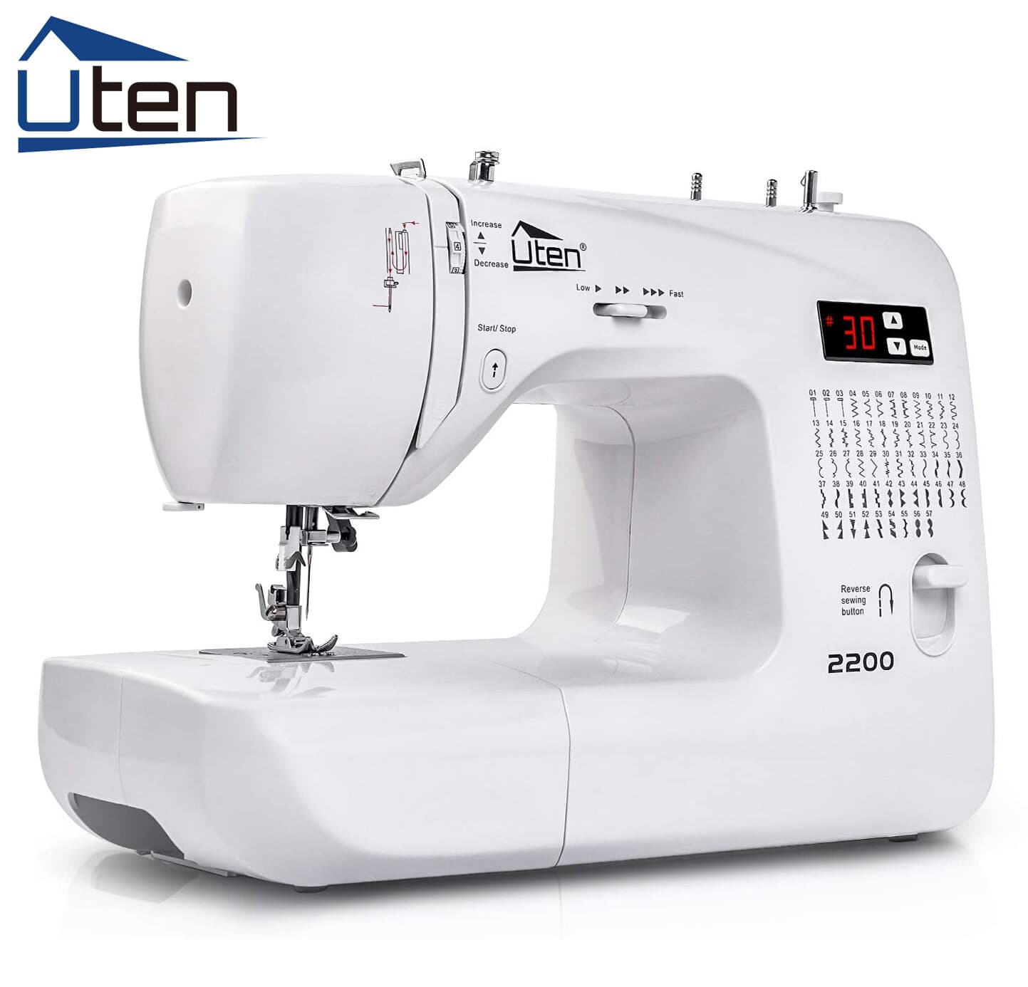 Sewing Machine Computerized Embroidery Sewing Machine with 60 Built-in Stitch