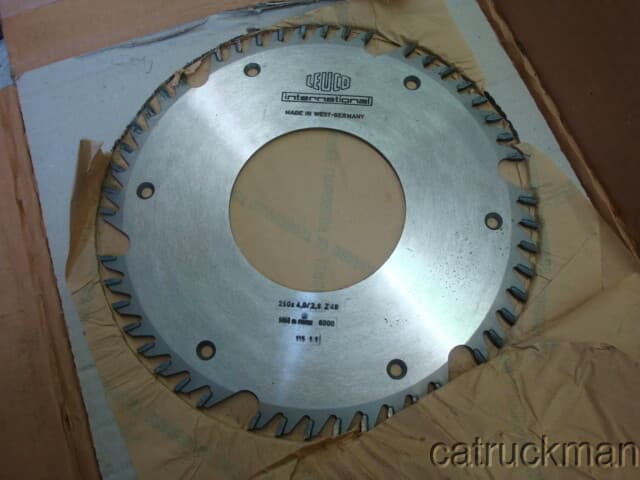 5 New Leuco 250mm x 4mm Scoring Blades ( 5 pc. lot) - see description