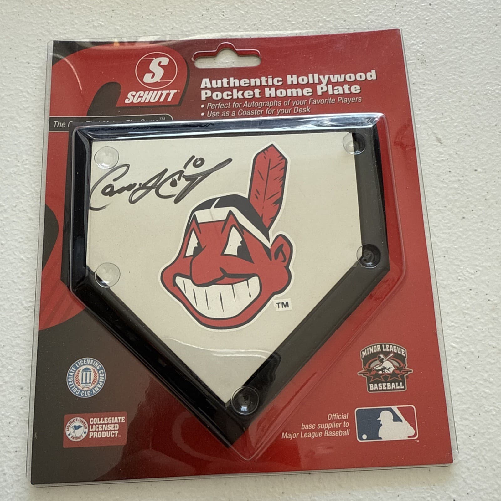 Coco Crisp Autographed Home Plate - Mini 5”x5” New