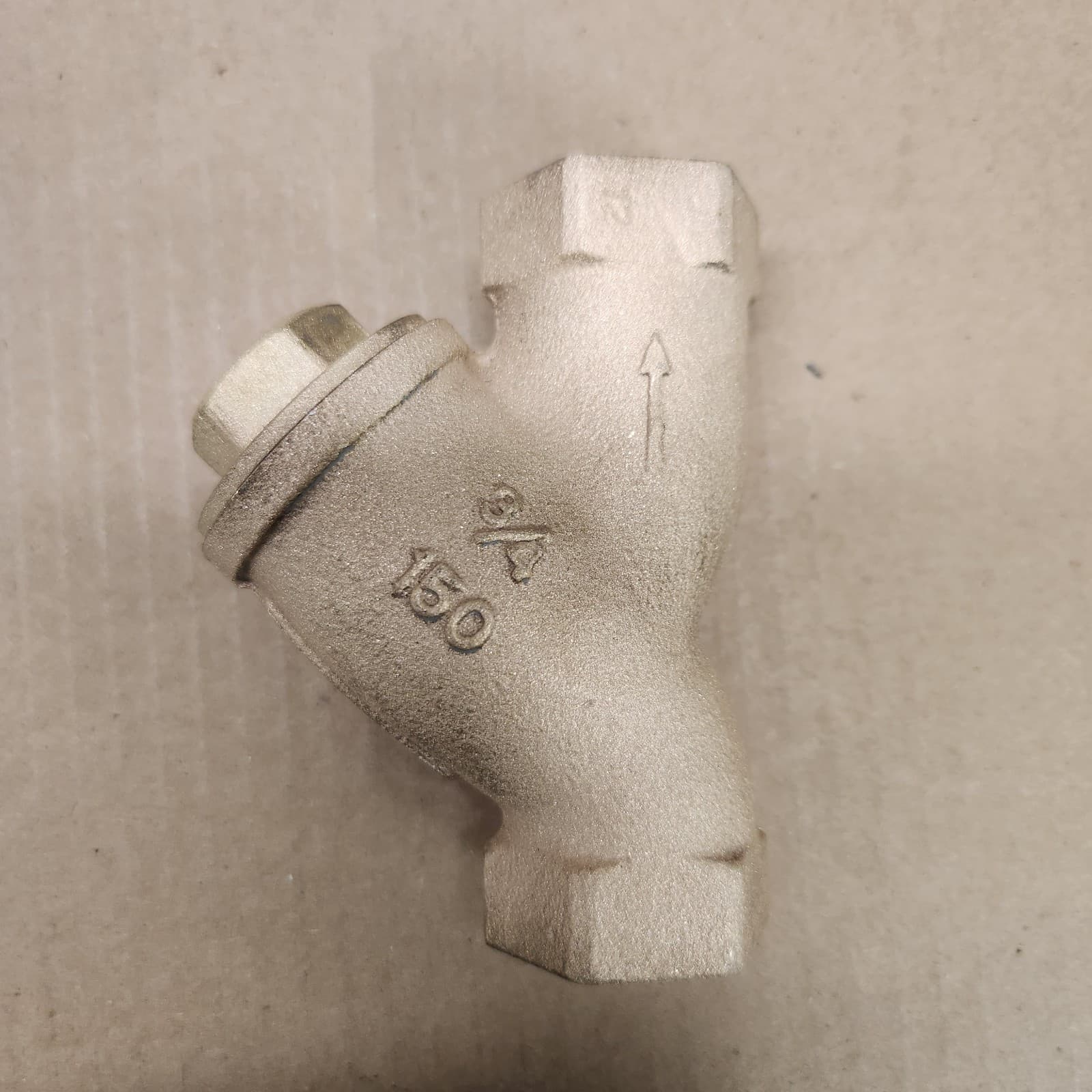 Hobart AM14 Commercial Dishwasher Brass 3/4" Line Strainer w/ Screen 186922