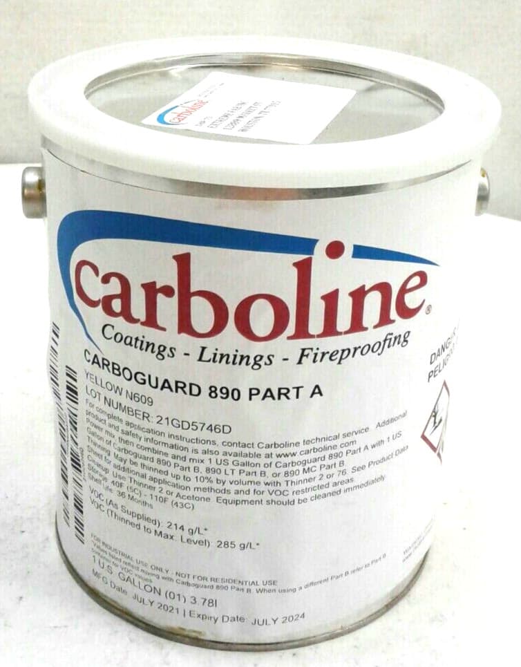 Carboline Coatings Carboguard 890 Part A Yellow N609 1 Gallon