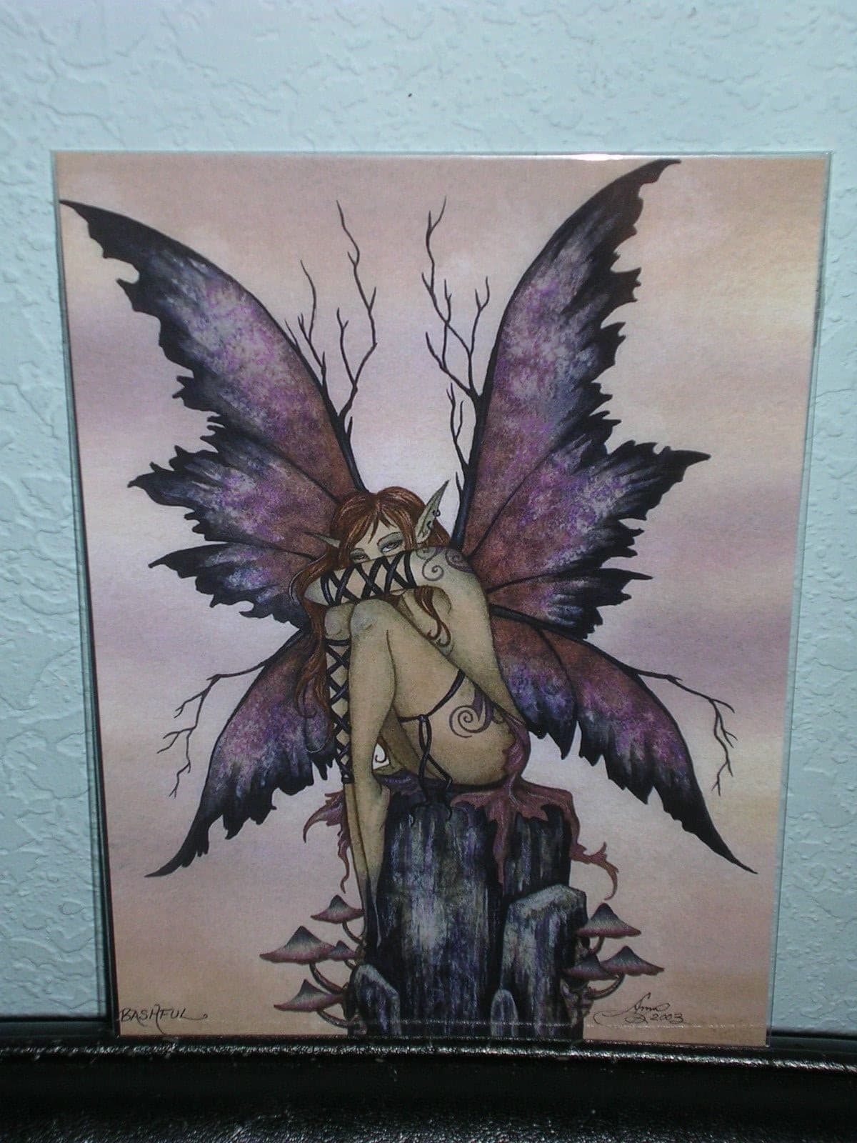 Amy Brown - Bashful - Mini Print