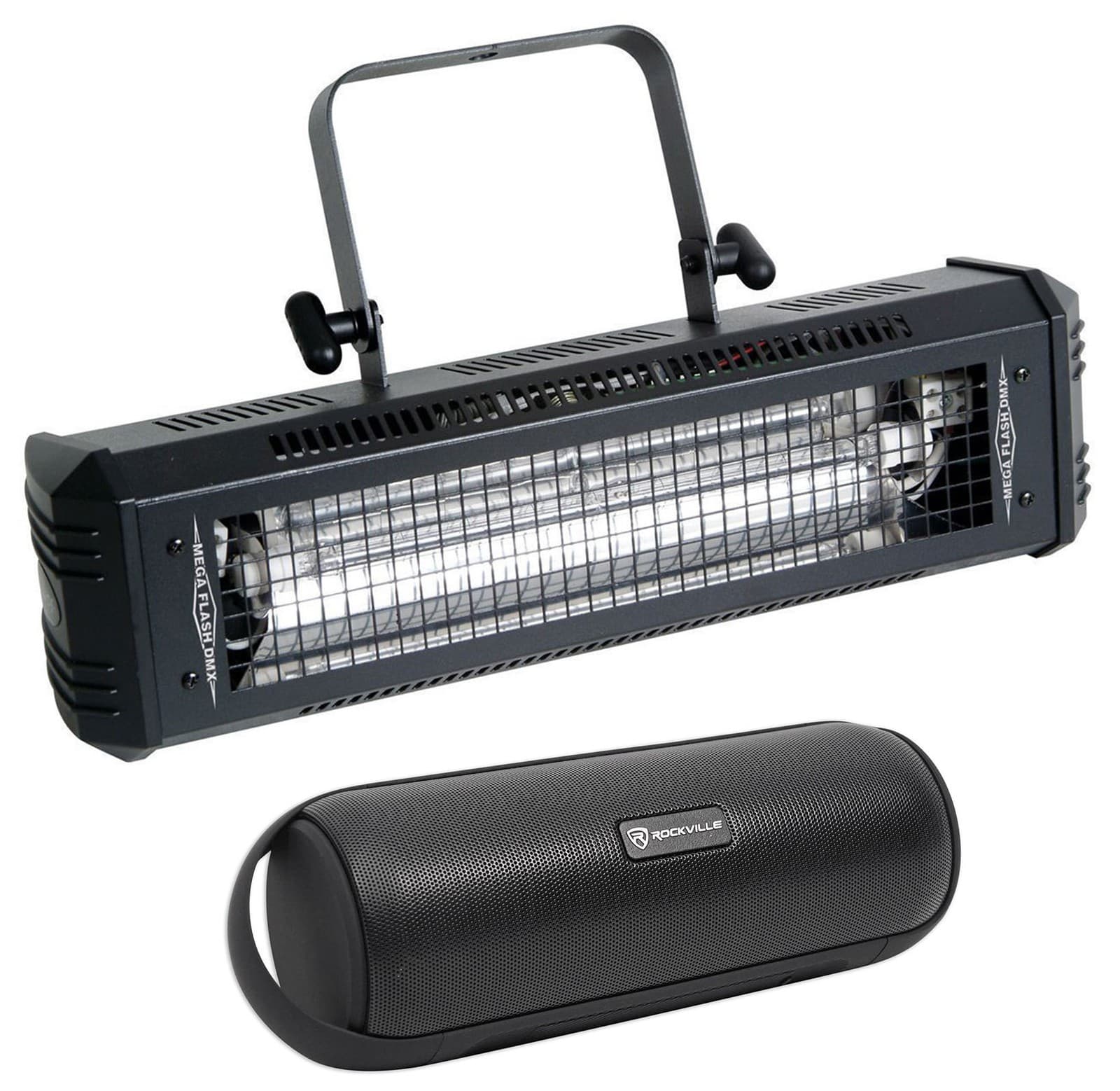 American DJ Mega Flash DMX 800w DMX Strobe Light w/ Sound Sensor + Free Speaker!