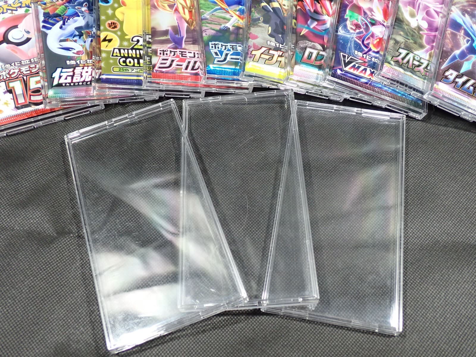3set Pokemon Booster Packs Full Hard Protector For Japanese High Quality SV11