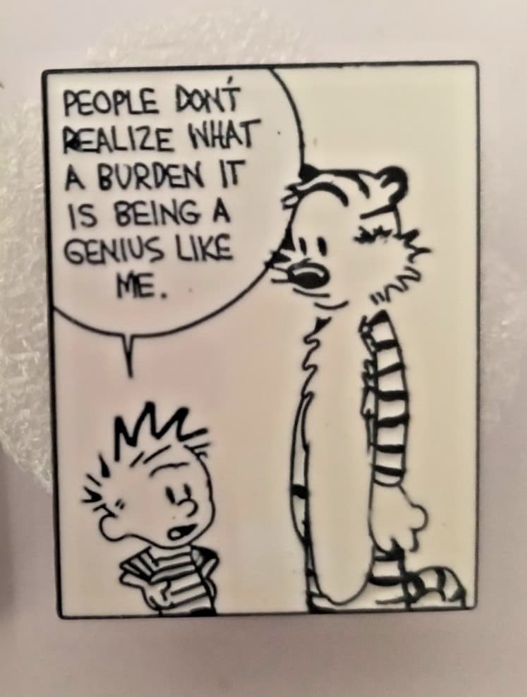 CALVIN AND HOBBS ENAMEL PIN-SHIP ALL THE PINS YOU BUY FOR $4.99-VISIT OUR STORE