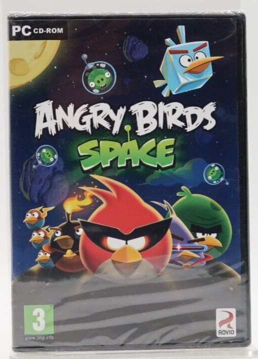 Angry Birds SPACE (PC, CD-ROM, 2012) New Sealed PEGI 3
