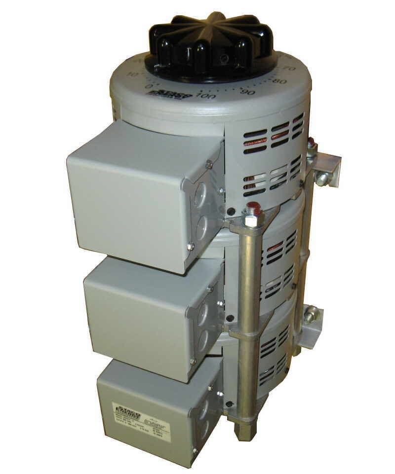 STACO VARIAC VARIABLE TRANSFORMER 2510CT-3. 240V, 3ph, 25A *NEW OPEN BOX*