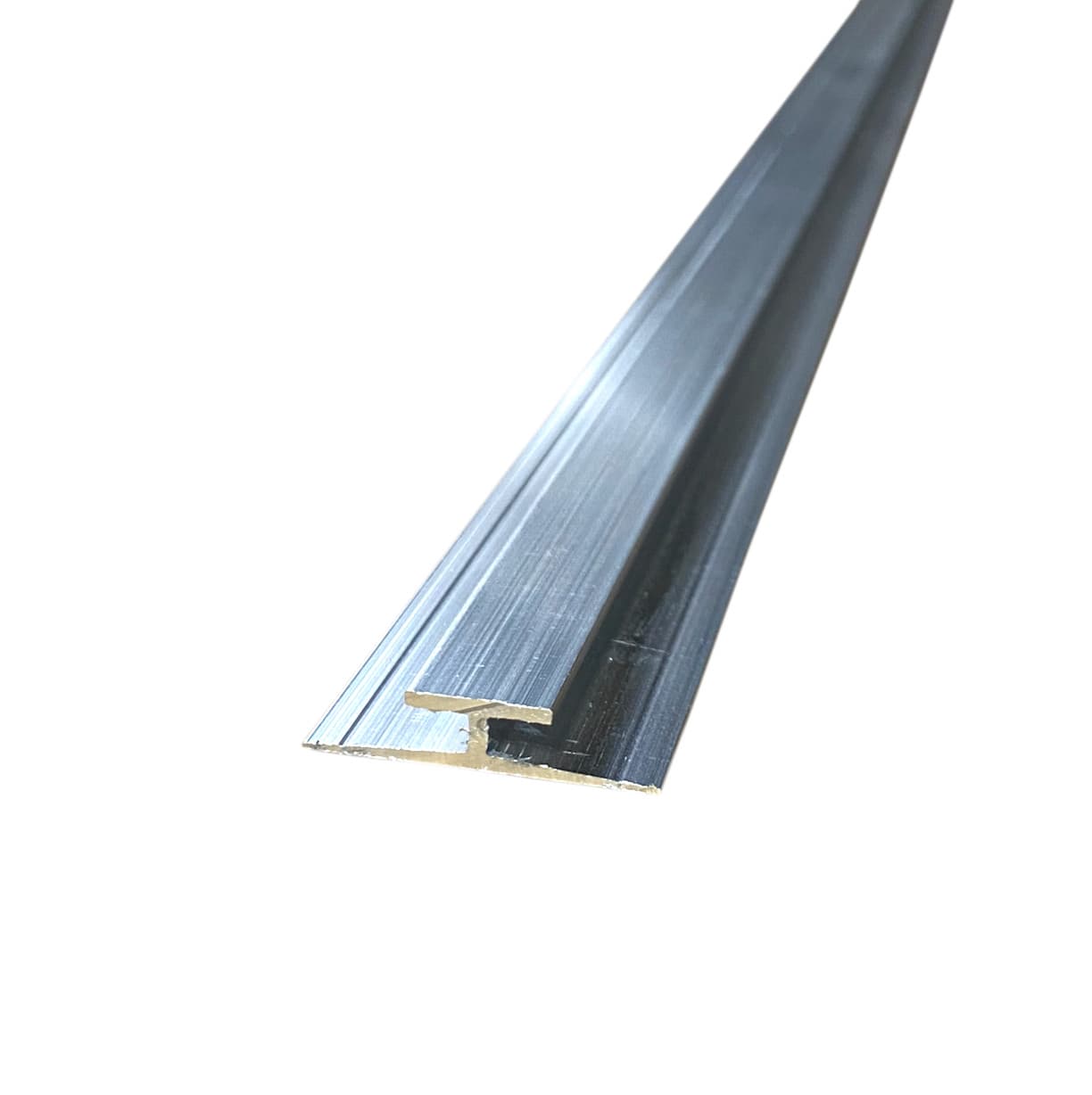 Aluminum Divider H Channel 48" Long Mill Finish - Sheet Divider Up To 1/8" Thick