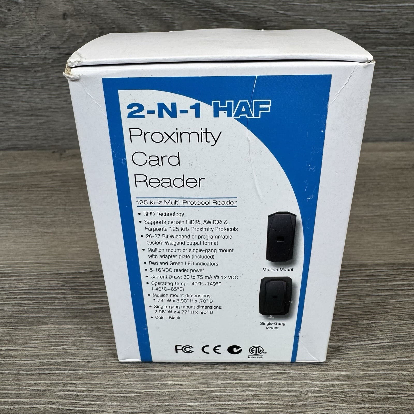 New Linear 2-N-1 HAF 125 kHz Proximity Reader HID, AWID, Farpointe 620-100451