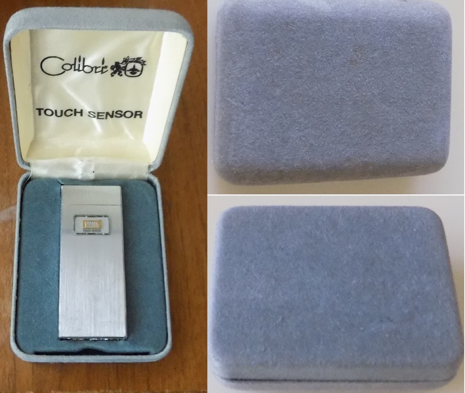 Vintage Colibri Touch Sensor Lighter MIB / Working