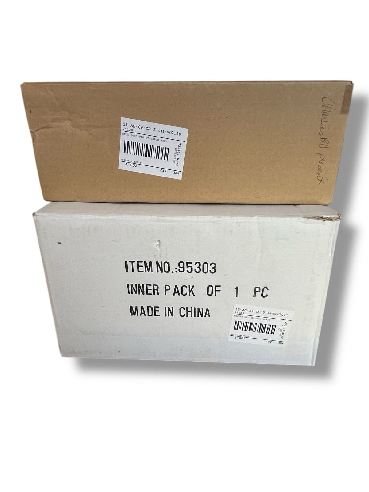 Disney Donald Duck Lot 70th Birthday Special Edition Pins Box & Pewter Box Set