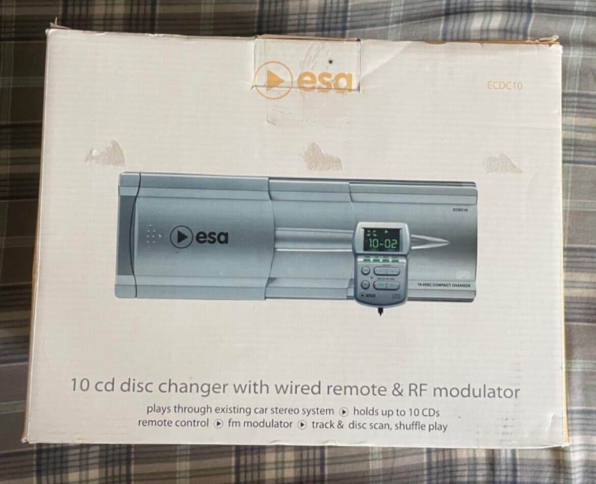 ESA ECDC10 10 CD Changer with Wired Remote & RF Modulator (New in Box)