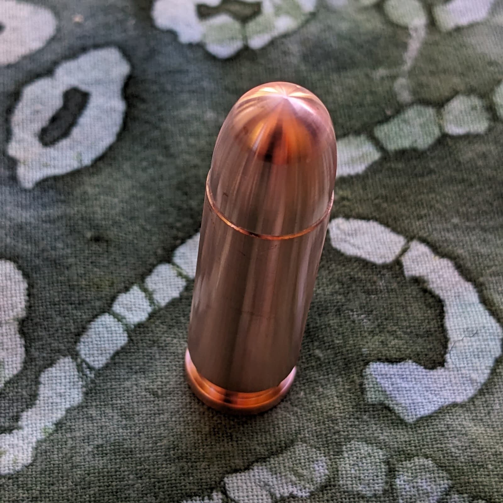 Copper Bullet .45 Caliber INERT .999 Bullion 1 Ounce Paperweight Desk Office WOW