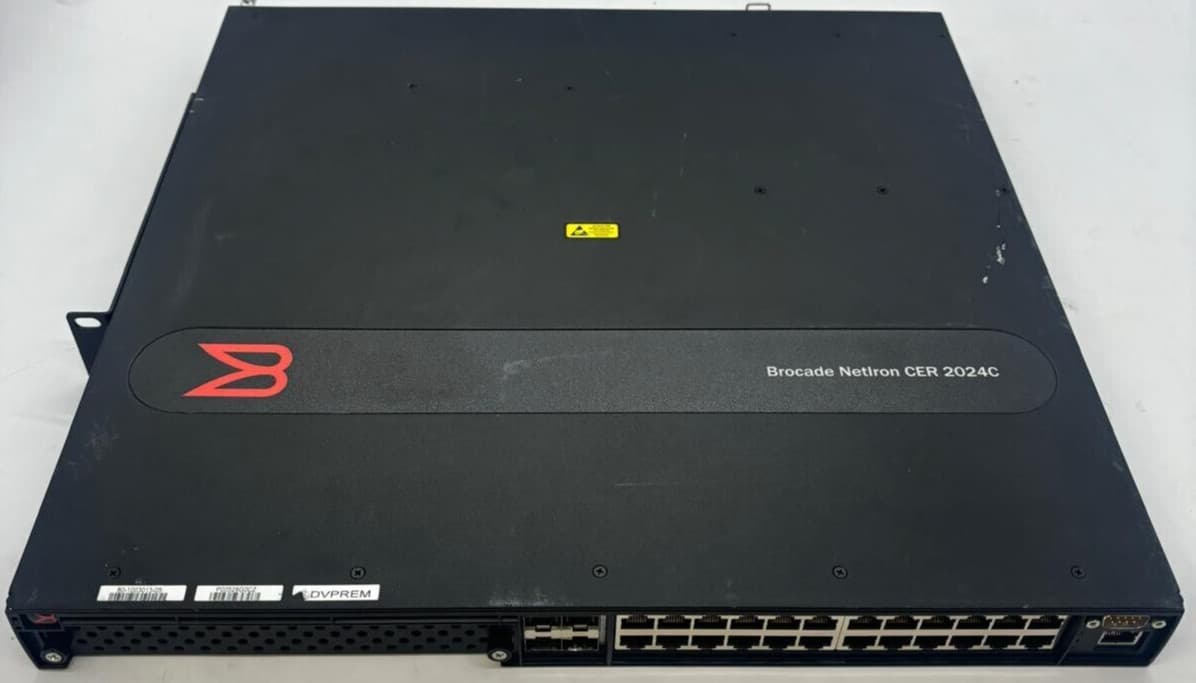 Brocade NetIron CER 2024C NI-CER-2024C 24x10/100/1000 2xPSU
