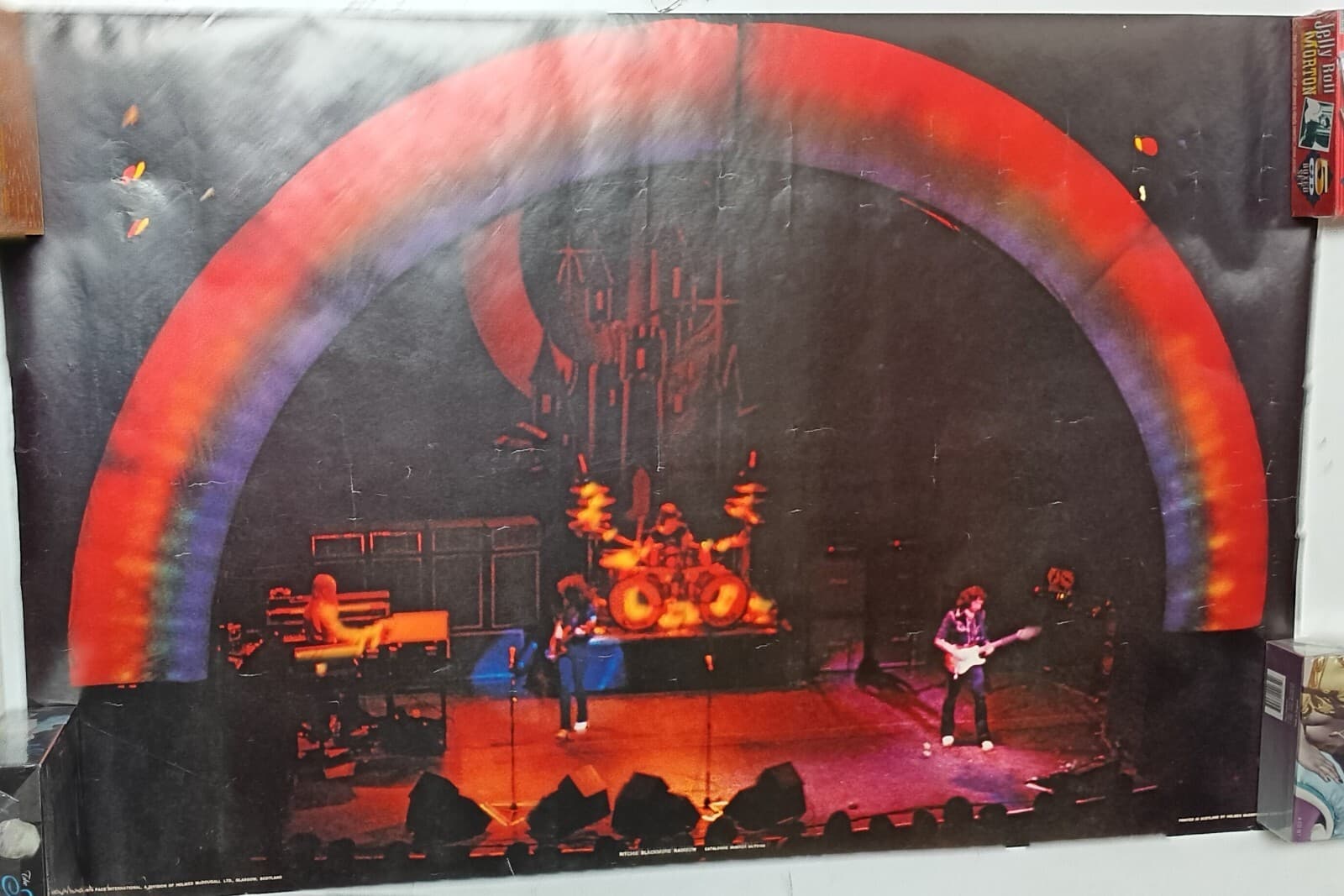 Richie Blackmore's Rainbow Vintage Poster, 1978 - '70s Classic Rock, Deep Purple