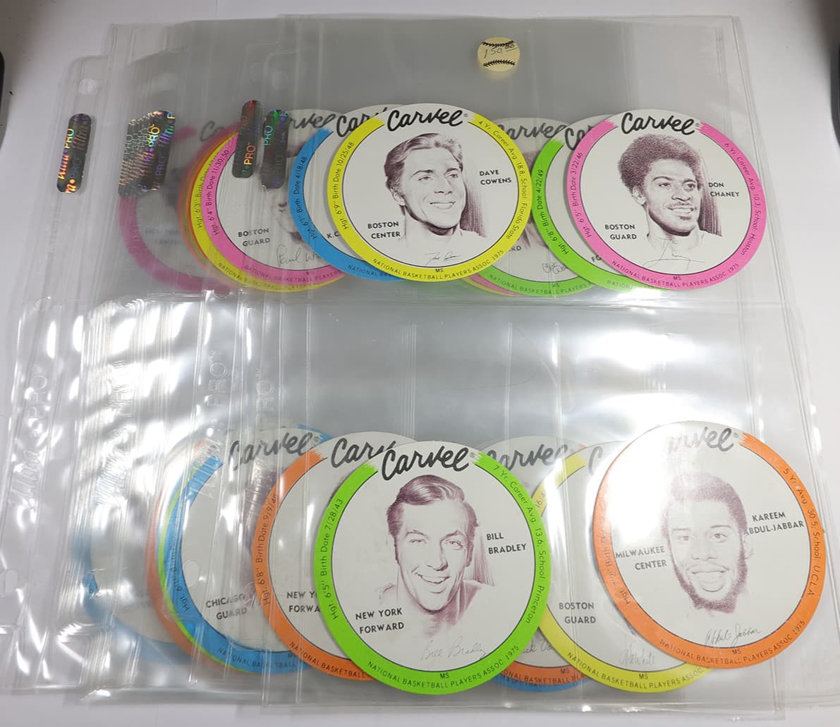 1975 Carvel Disc Basketball Complete Set of 36 #54564Q