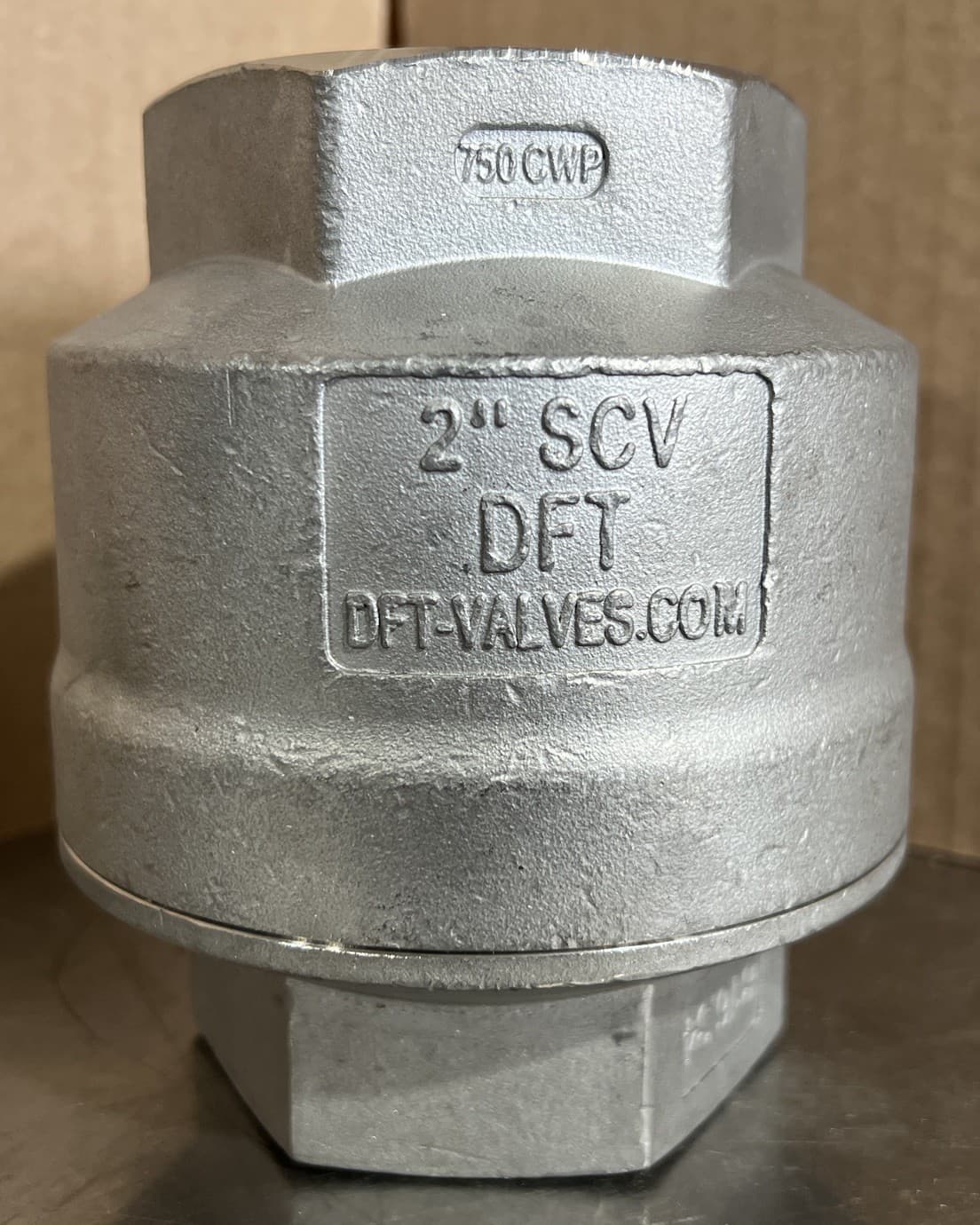 DFT-SCV 8374 STAINLESS STEEL SW CHECK VALVE 2 Inch Nos Surplus No Original Box