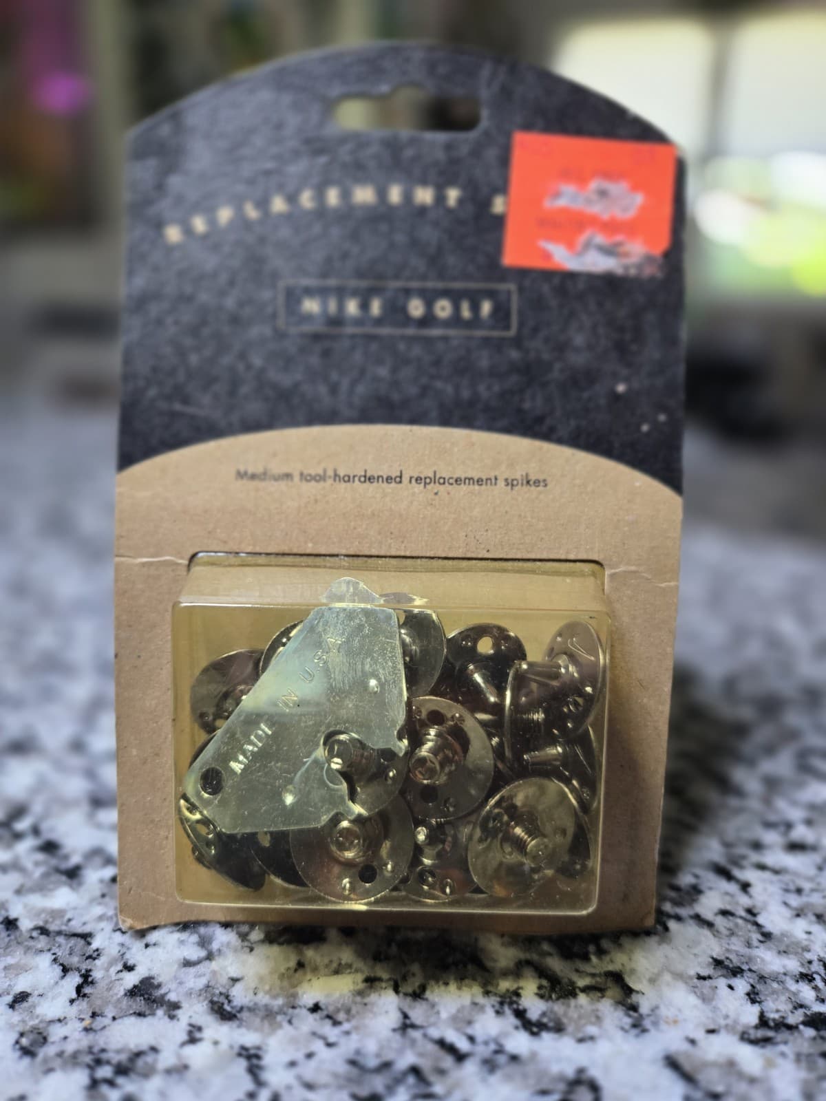 Vintage Nike Replacement Spikes Medium Tool Hardened Steel Spikes Made In USA