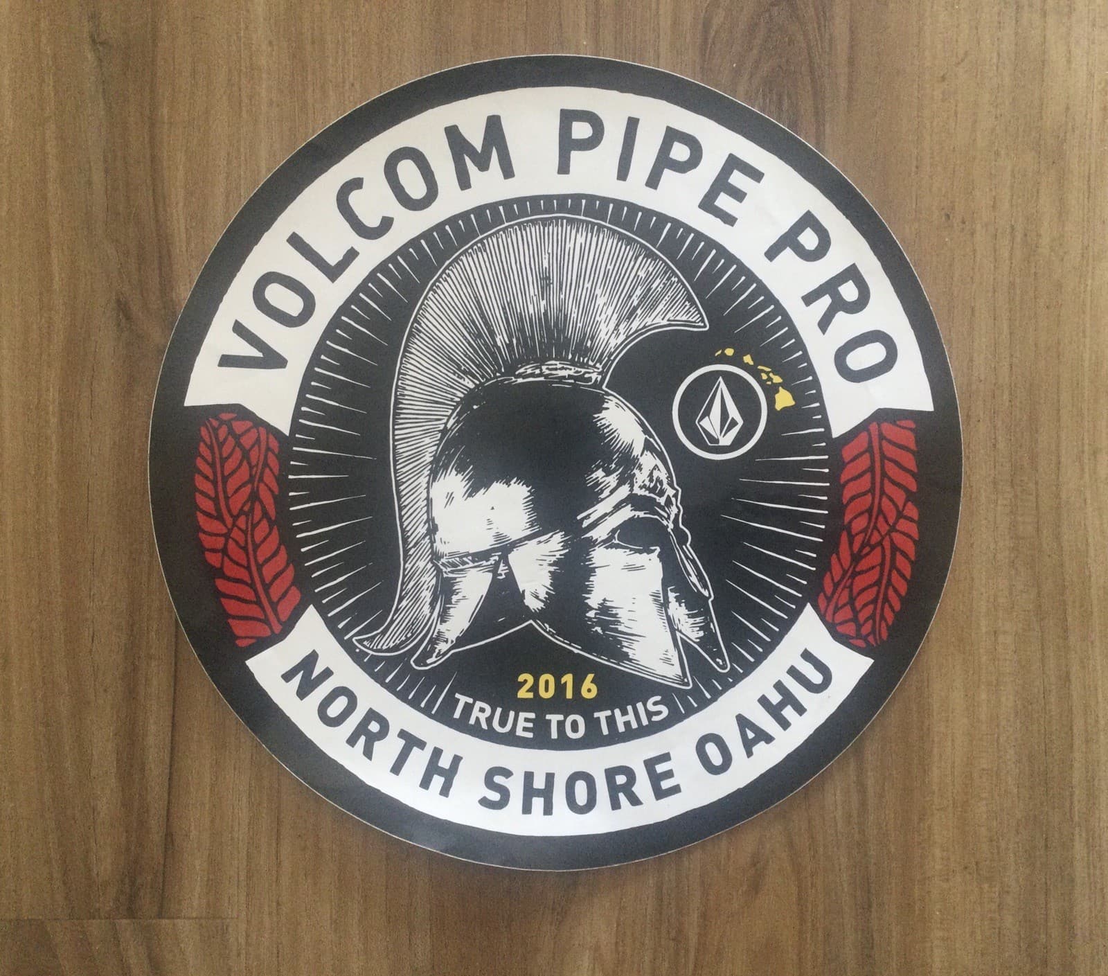 Rare 2016 VOLCOM PIPE PRO SURF CONTEST Large 10” Sticker - Kelly Slater 🏆 Win