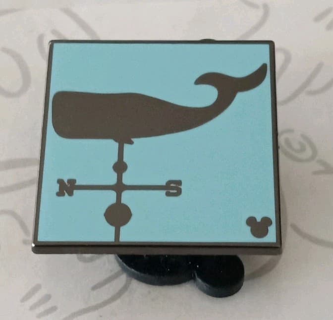 Monstro Whale Pinocchio Weathervanes 2019 Hidden Mickey DLR Disney Pin 138362