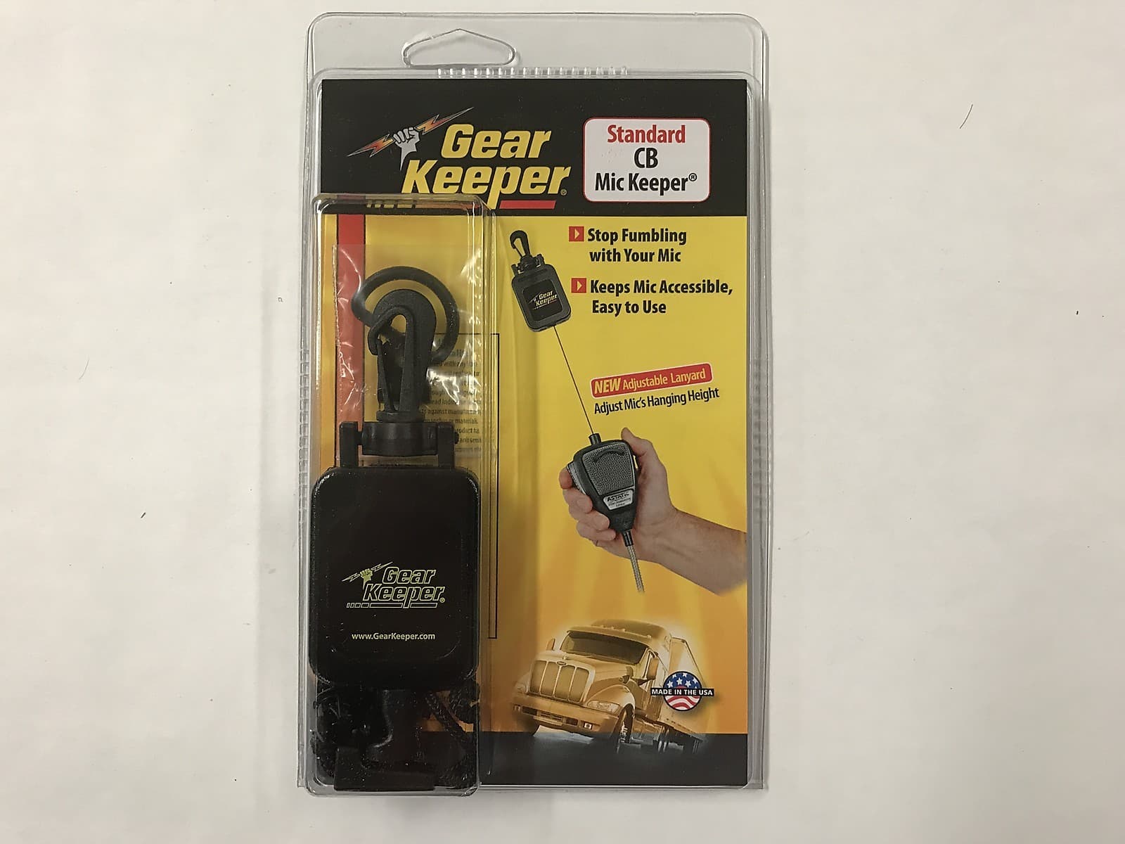 Gear Keeper Black RT4-4112 28" Retractable CB Radio Microphone Hanger
