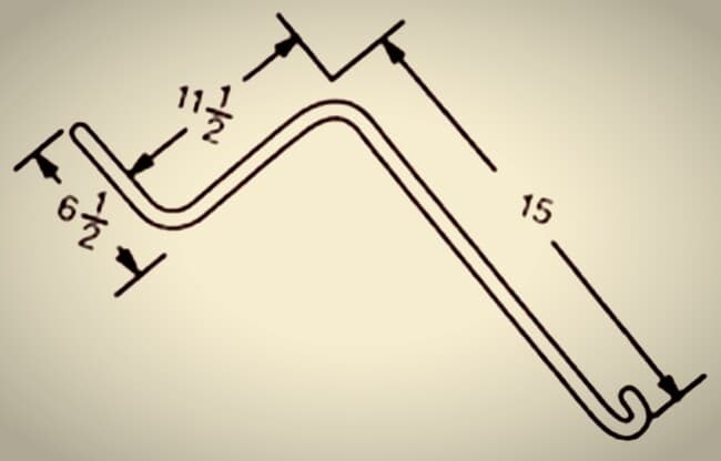 .262 6.5"x11.5"x15" Wheel Rake Tooth Tine Fits Otma,H & S,Sitrex,M&W,Rossi,Koehn