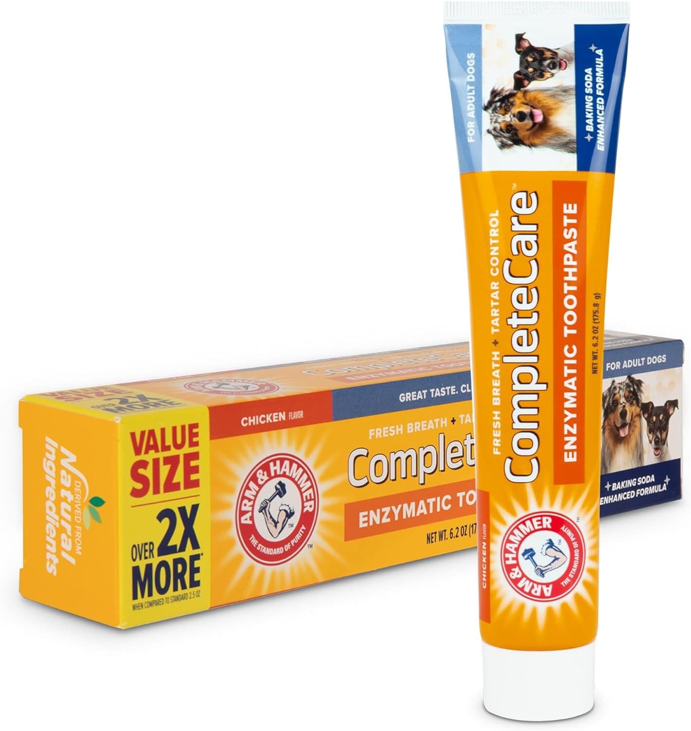 Arm & Hammer Complete Care Enzymatic Dog Toothpaste, 6.2 oz (Pack of 1)