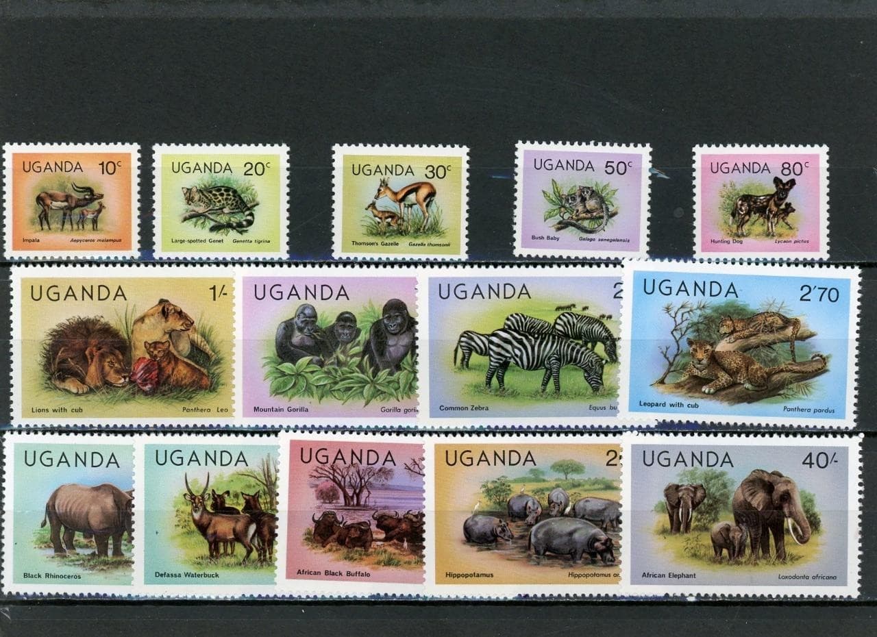 Uganda 1979 Animals Scott# 279-92 Mint NH