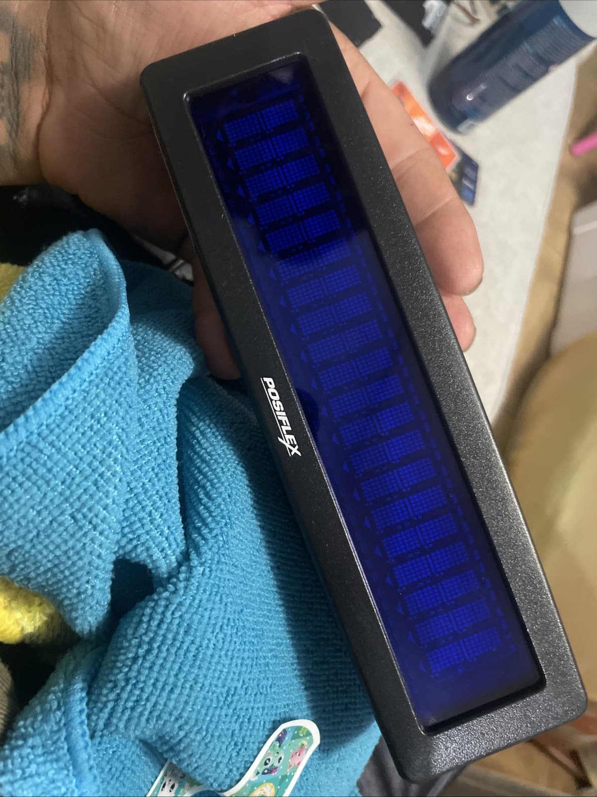 Posiflex PD2608UE011 Customer Display 2x20 VBFD, USB, Rear Mount